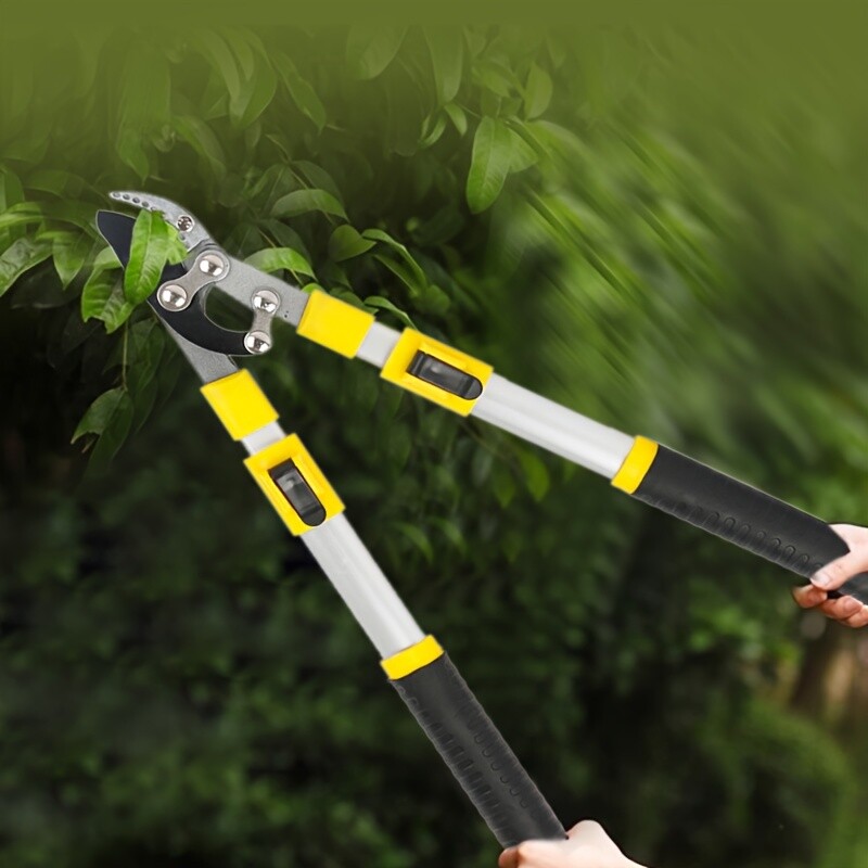 1pcs Strong Telescopic Thick Branch Scissors, Fruit Tree Pruning Garden Scissors