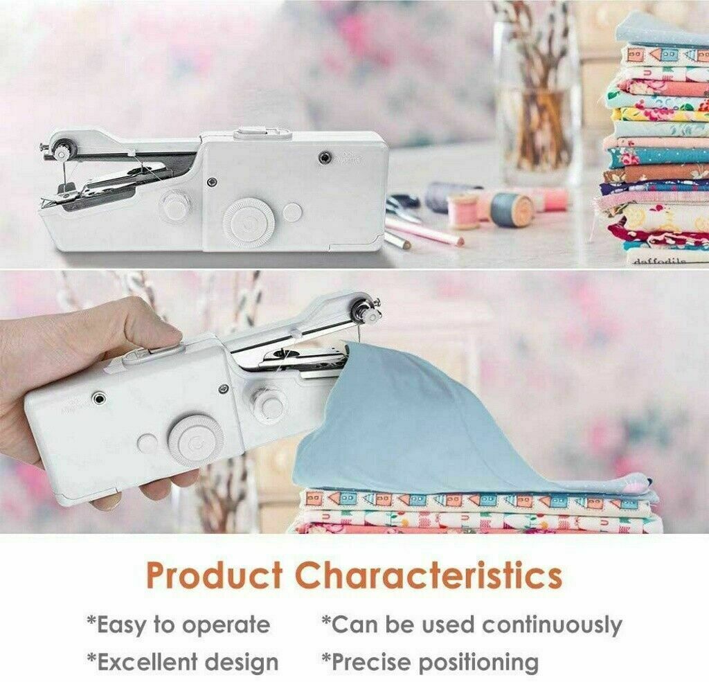 Mini Portable Smart Electric Tailor Stitch Hand-held Sewing Machine Home Travel