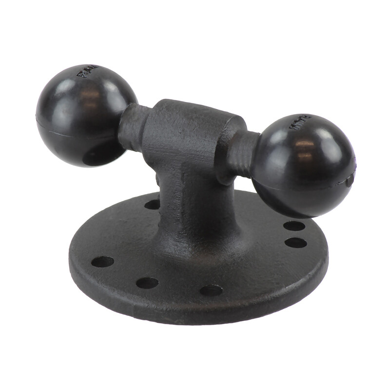 RAM Round Base with Double 1" Balls RAM-B-217