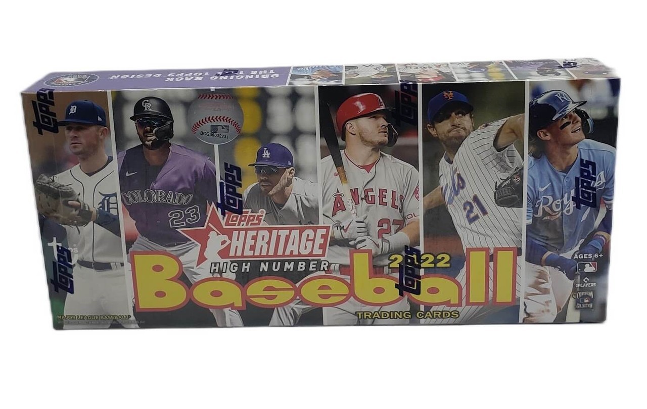 2022 Topps Heritage High Number Baseball Sealed Hobby Box