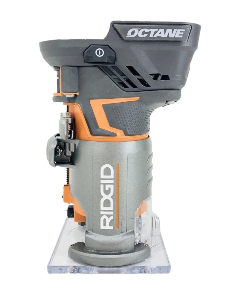 RIDGID 18-Volt R860443B Brushless Cordless Compact Fixed BaseRouter open box