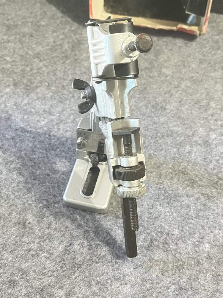 Vtg 1980’s ETC Industries Grinding/Drill Bit Sharpener Attachment Workshop Tool