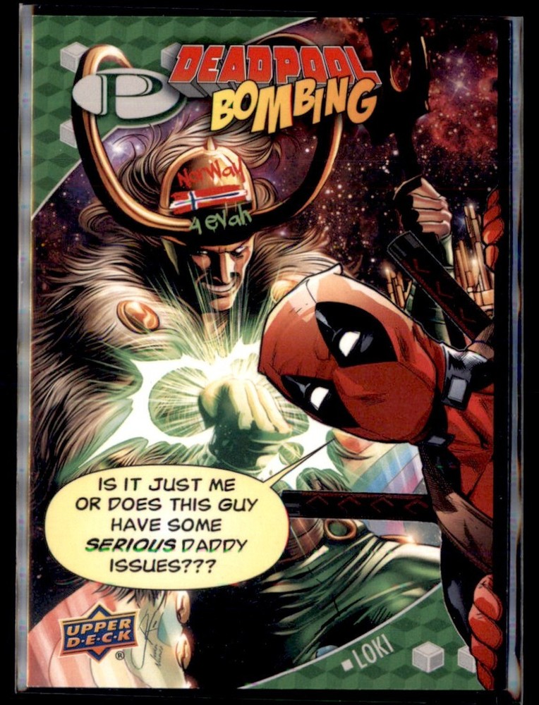 2018 Upper Deck Deadpool Bombing Complete Set 12 Marvel Cards DB1-DB12 Full Set