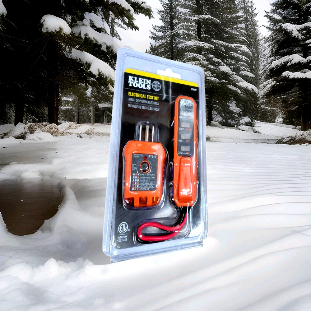 Klein ToolsElectrical Test Kit with Voltage and Receptacle Tester