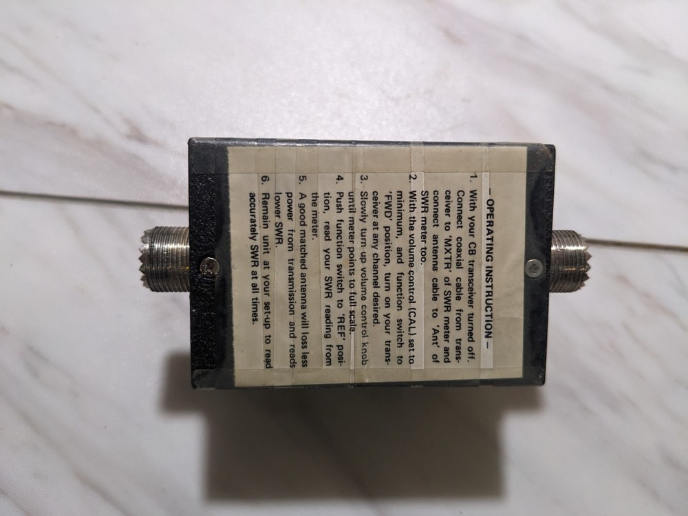 Saturn SWR Meter Untested