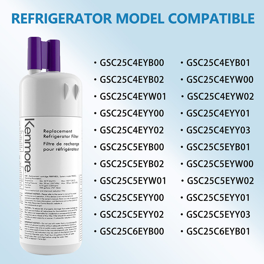 NEW 2Pack Kenmore 9081 469081 46-9930 Replacement Refrigerator Ice Water Filter