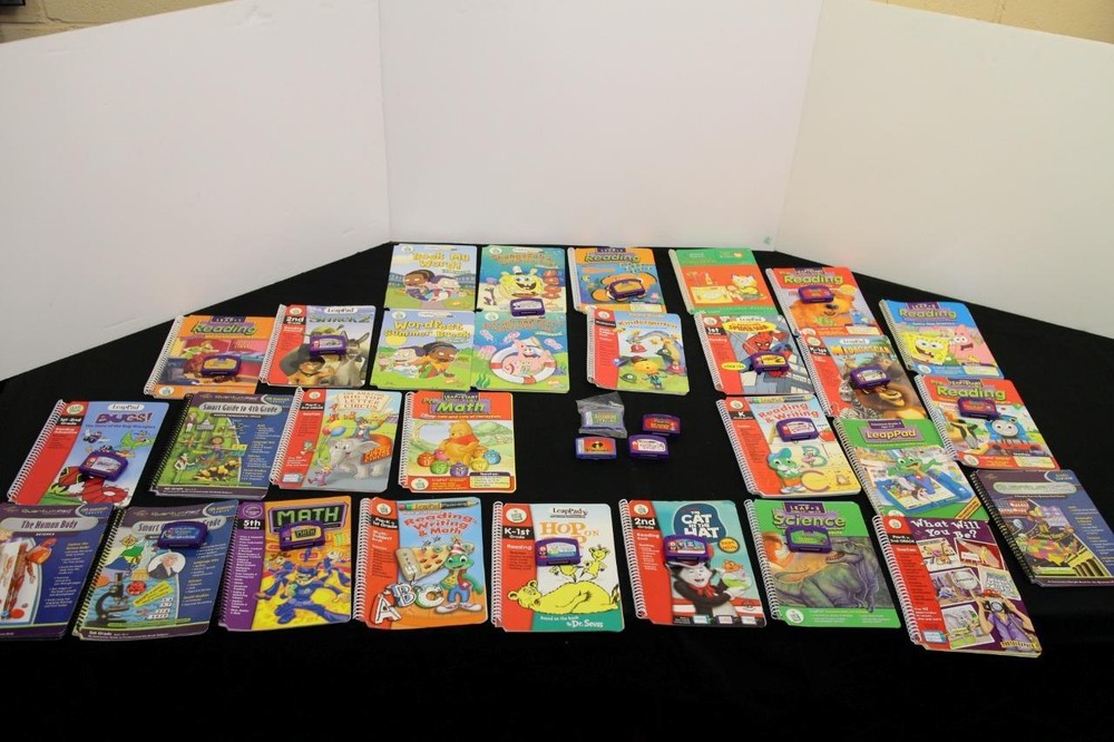Mixed Leap frog games and booklets