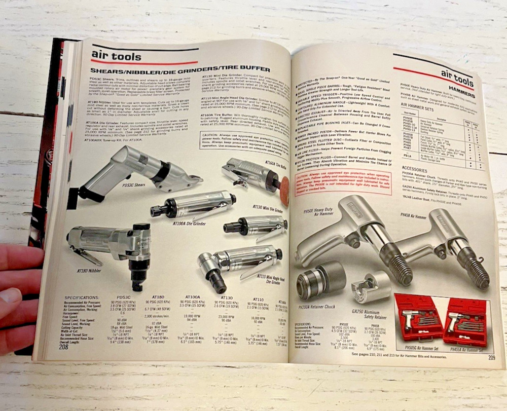 Snap-on Tools Catalog Book 1990 70 years 400 pages