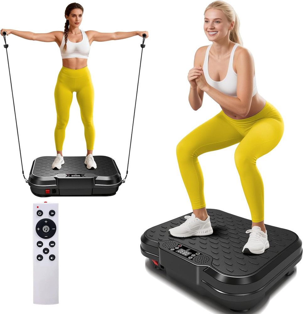 Vibration Plate Exercise Machine,Vibrating Platform for Lymphatic Drainage