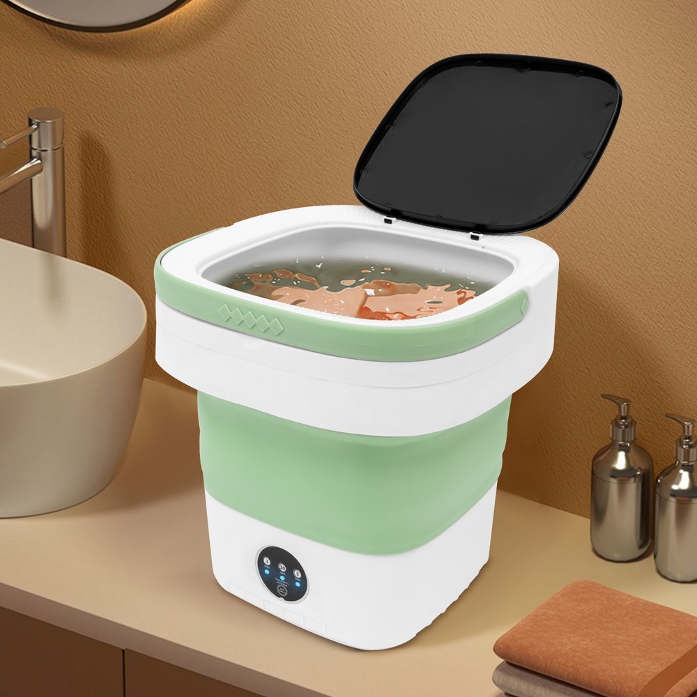 12L Mini Foldable Washing Machine for Small Clothes & Travel