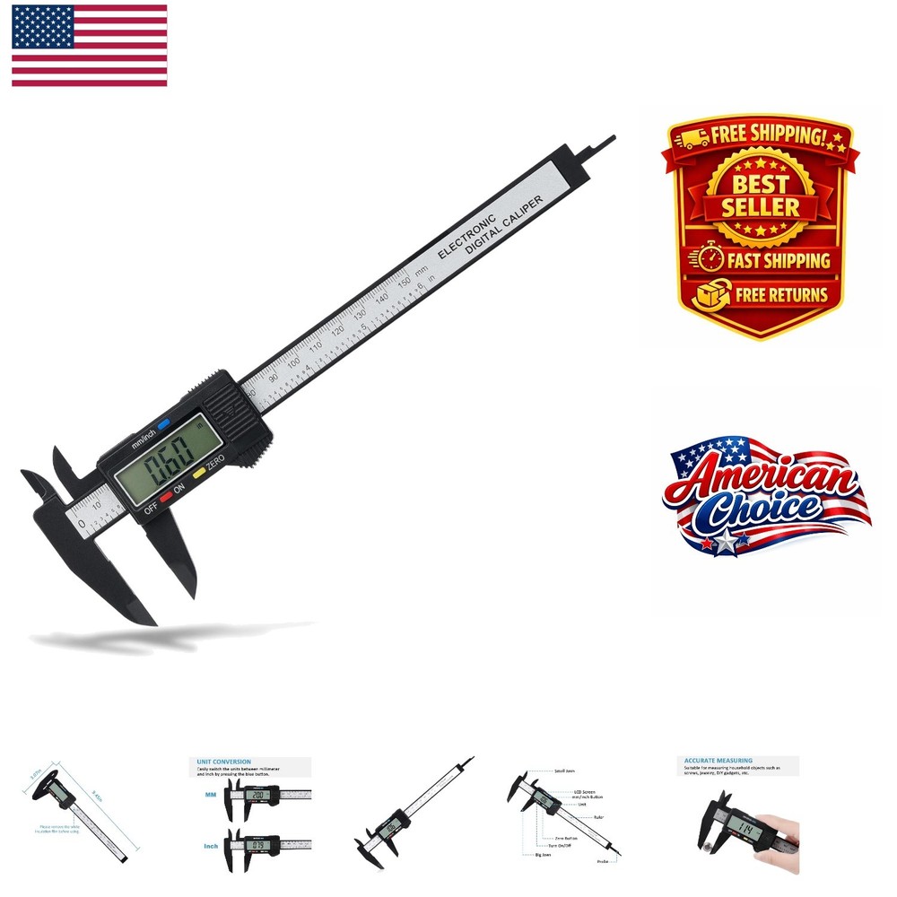 High-Accuracy Digital Caliper 0-6
