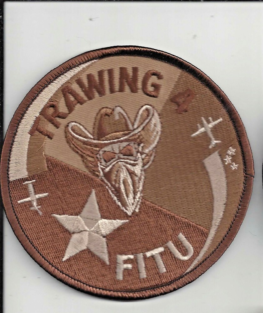 PATCH NAVY USN TRAINING WING 4 FITU TRAWING 4 DESERT