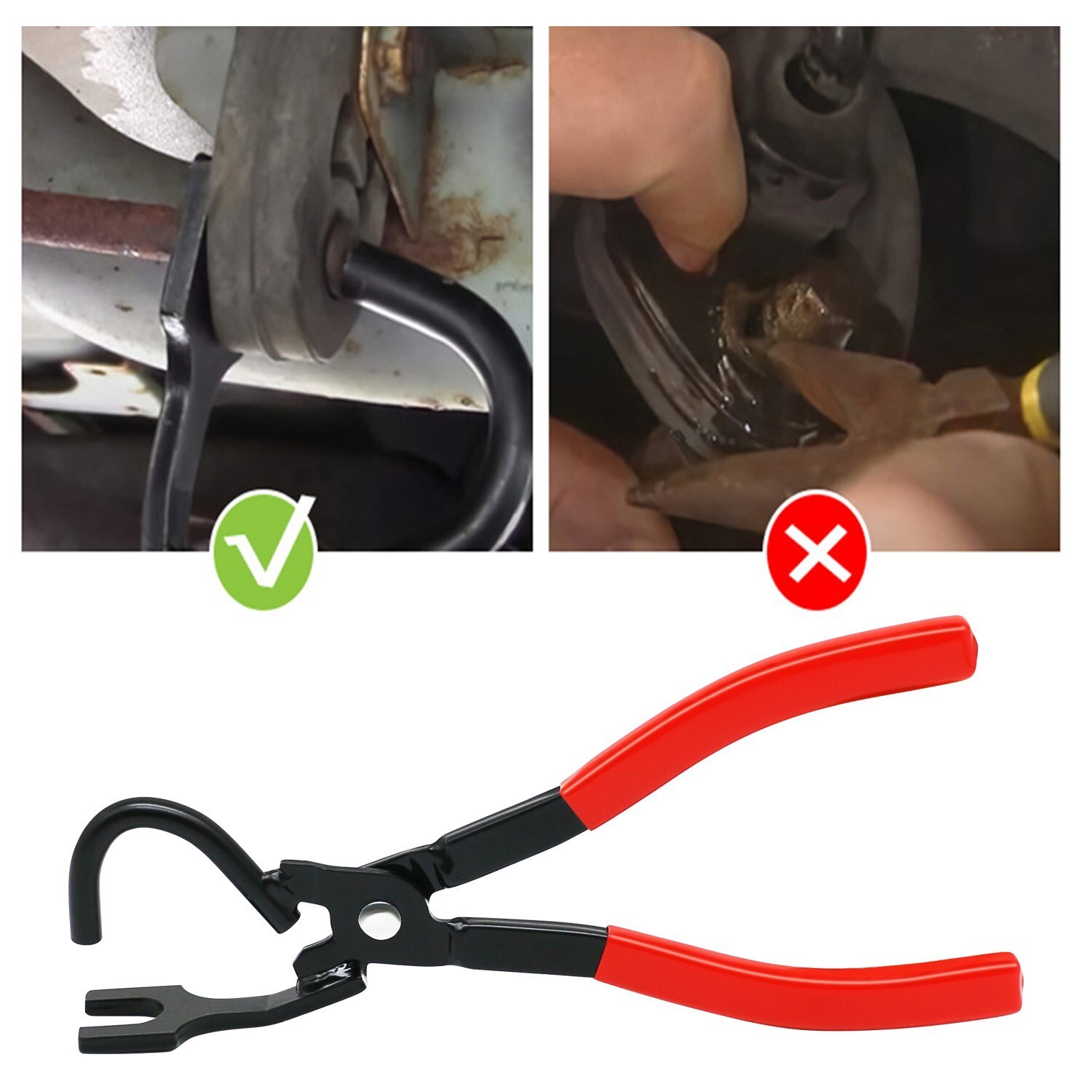 Exhaust Hanger Removal Pliers Grommets Removal Tool Muffler Rubber Hanger Pliers