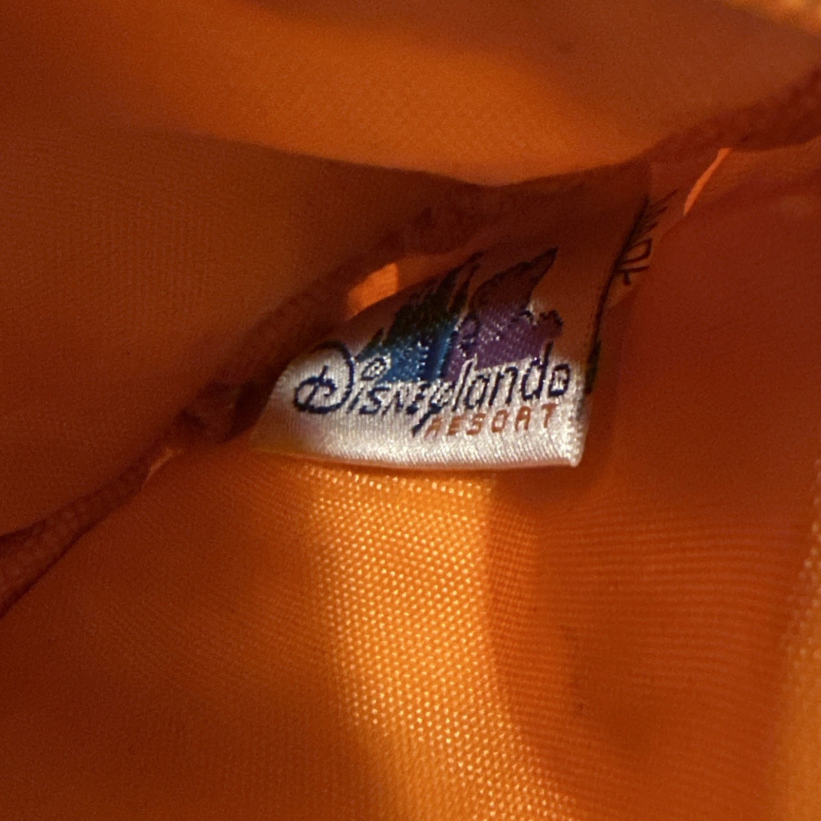 Vintage Disneyland Resort Orange Tiki Room Graphics Coin Purse Wallet