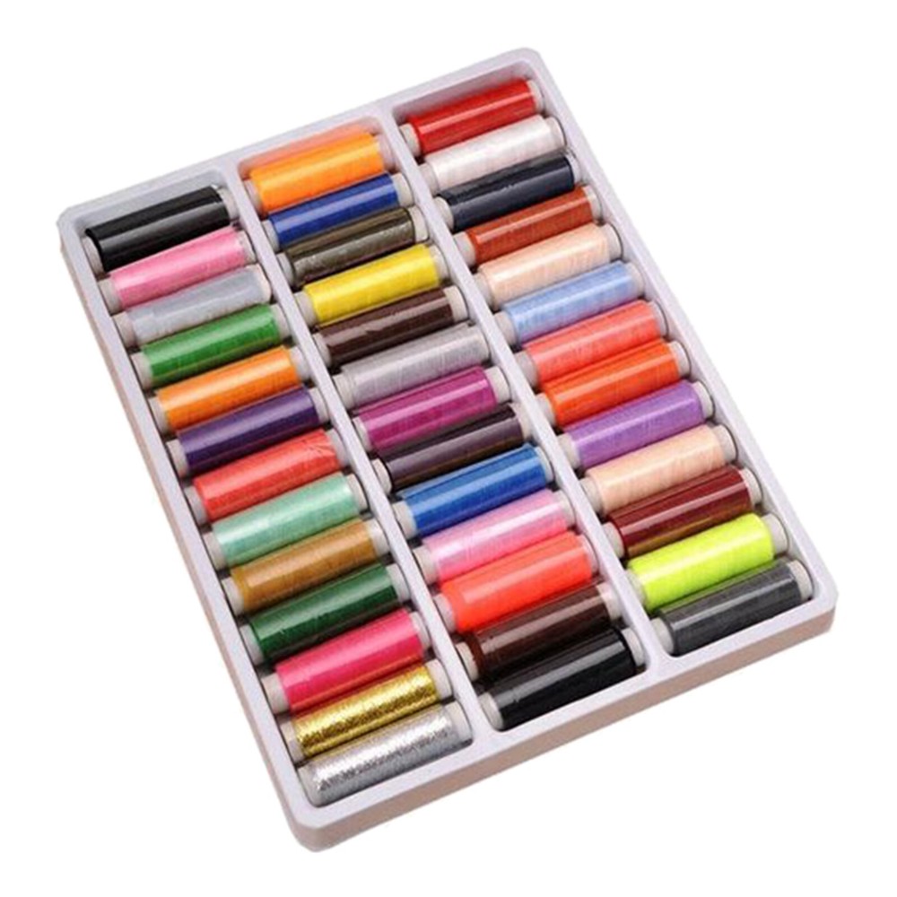 39 Spools Polyester Sewing Thread Cord for Overlock Sewing Machine