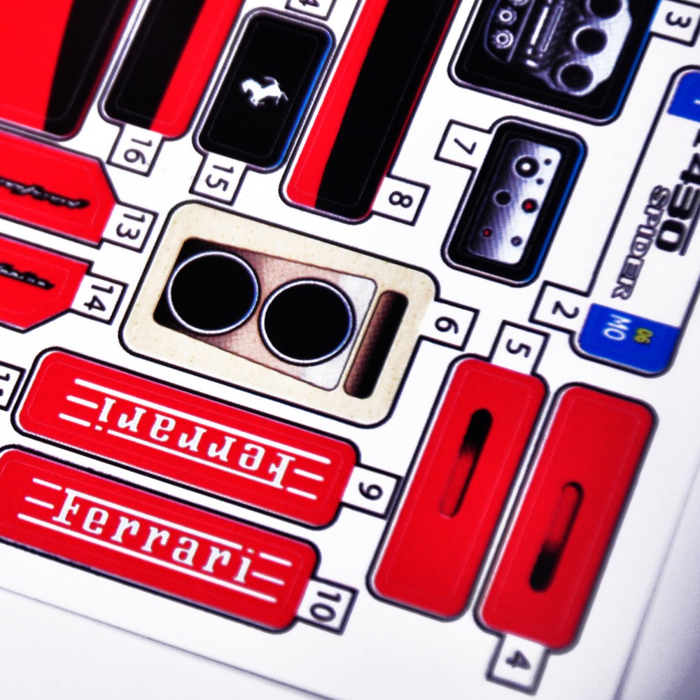 Replacement sticker for set 8671 Precut sticker