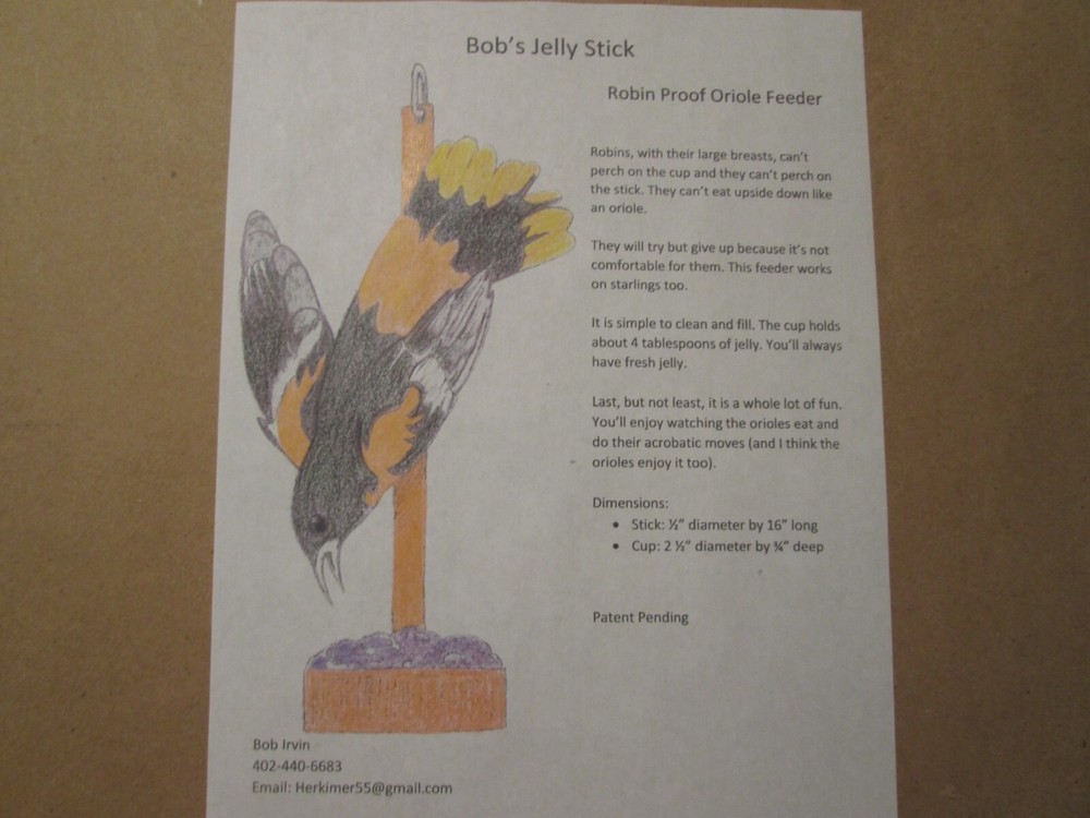 Robin Proof Oriole Feeder.......almost.....read description