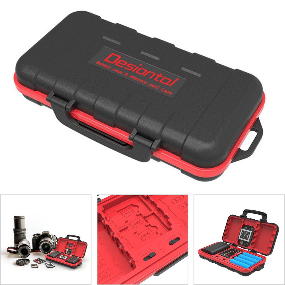 Camera Battery Protective Box Camera Battery Box SD/TF Memory Card Storage Box B