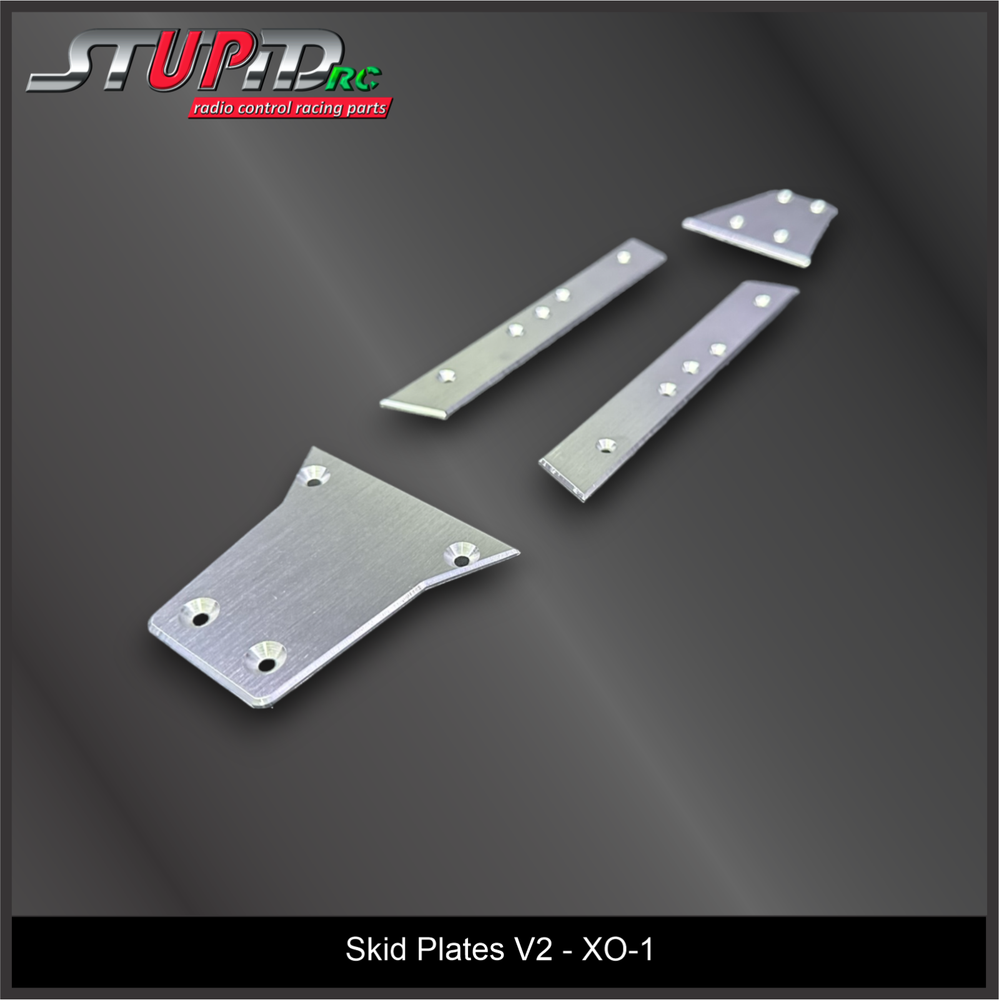 StupidRC XO-1 Compatible Skid Plates