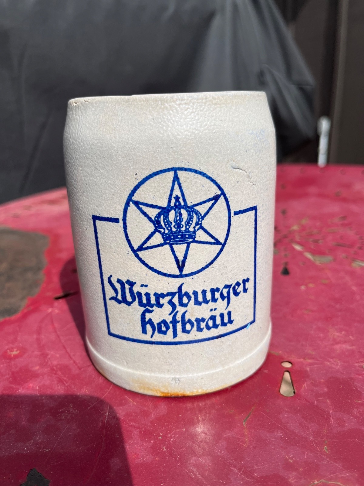 Vintage .5 Liter Wurzburger Hofbrau Beer Stein Mug-Made In Germany 🇩🇪