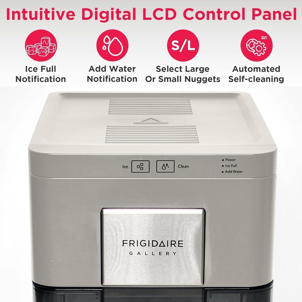 Frigidaire Nugget Ice Maker, 44 lbs. Capacity with Touchscreen Window