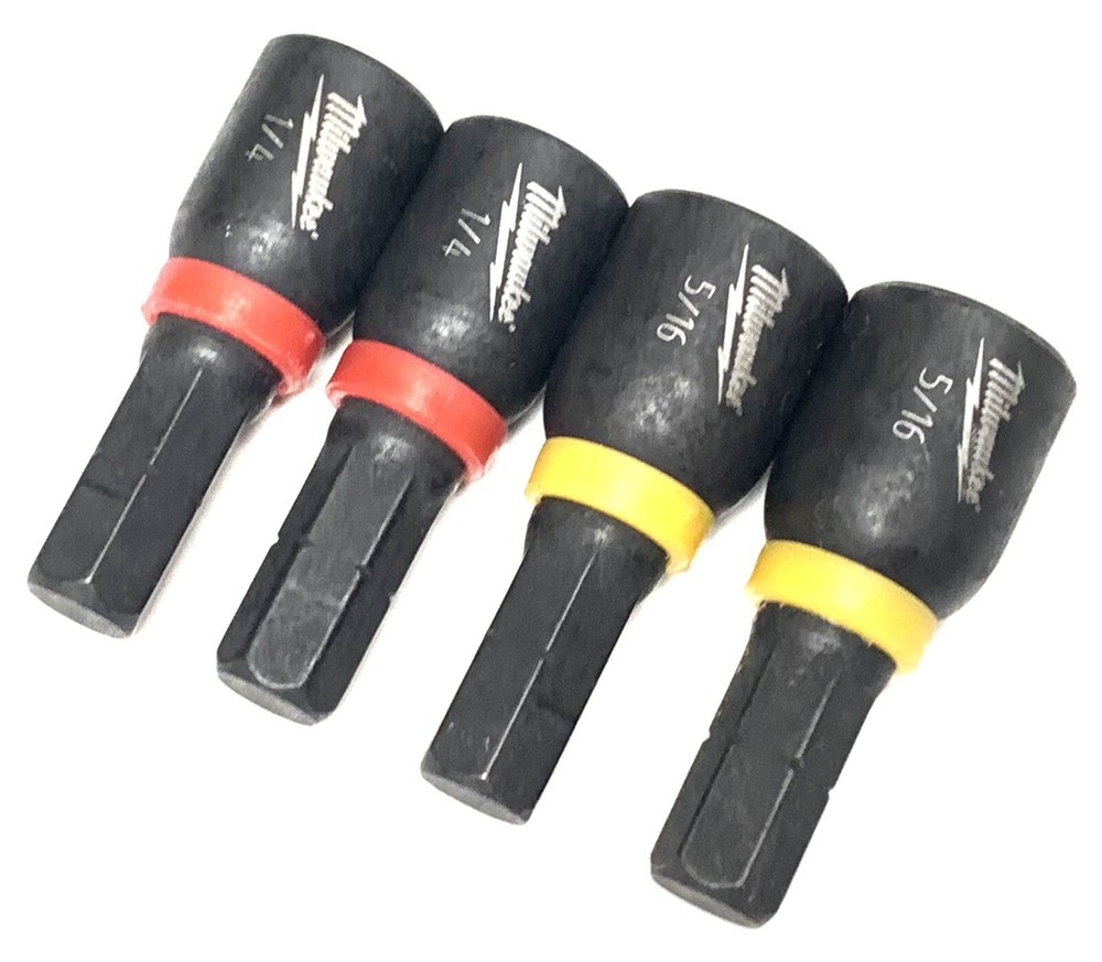 Milwaukee SHOCKWAVE Impact Duty Insert Magnetic Nut Driver Set 4Pcs