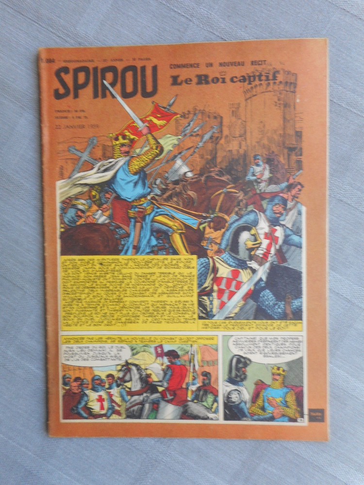 Spirou Weekly No. 1084 1959 Good Condition