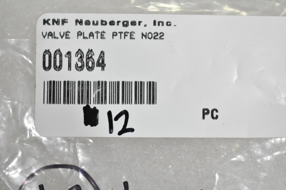 KNF NEUBERGER 001364 VALVE PLATE PTFE NO22