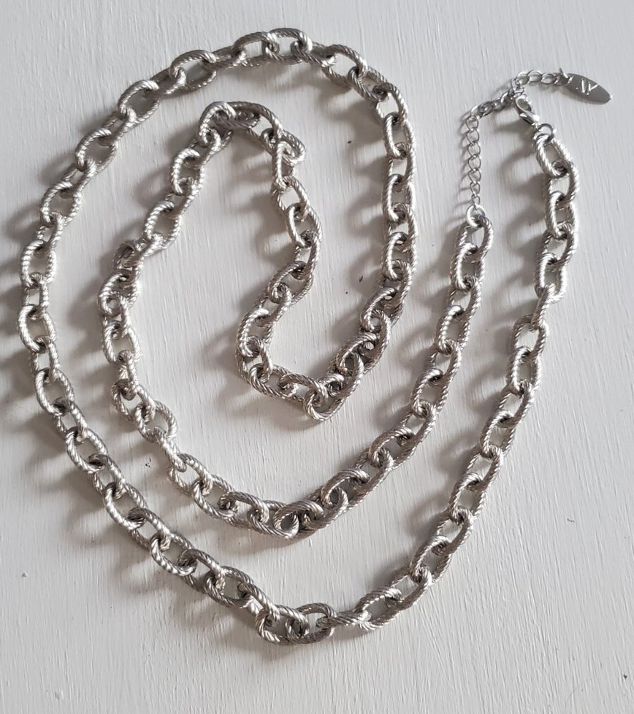 NY Signed Long Chain Necklace