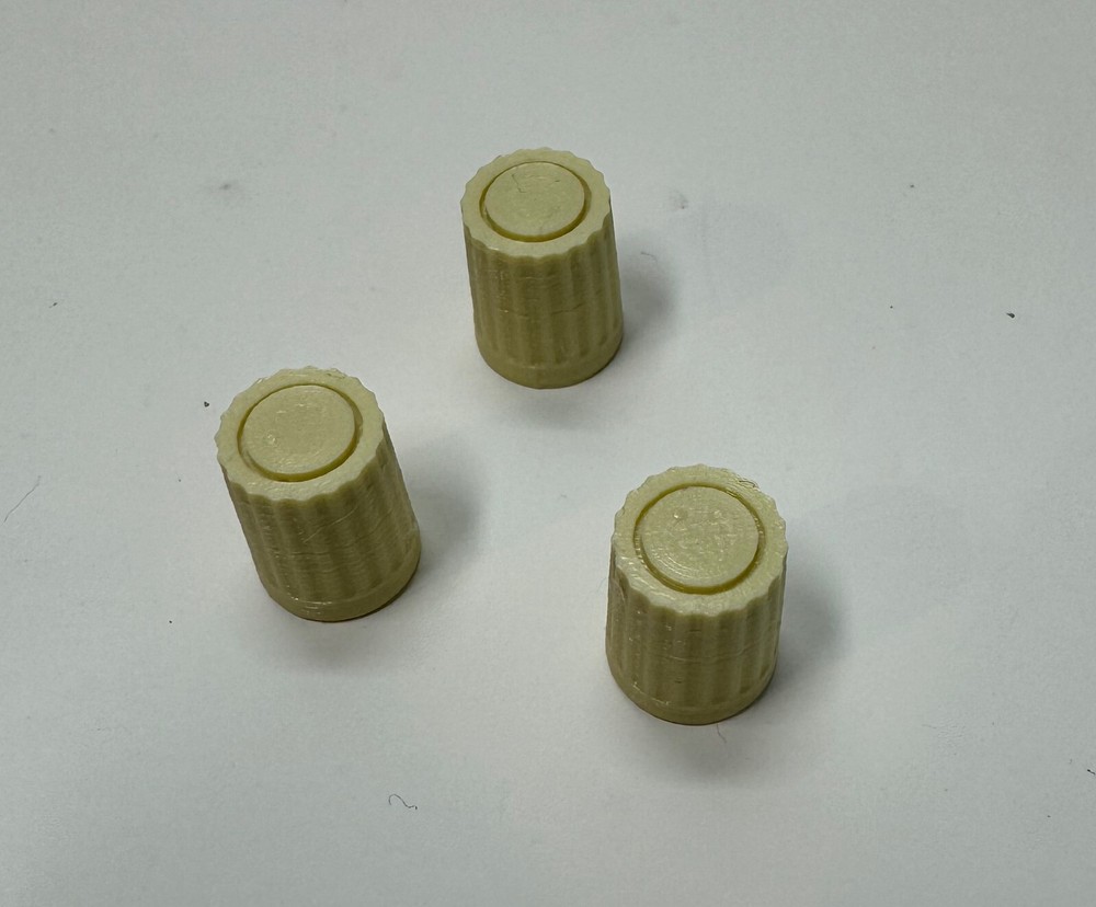 3 PCS Tektronix 366-2041-03 Knobs With Pointer 2465B, 2467B, 2445B, 2465A, 2467