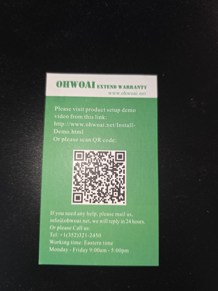 OHWOAI HOME SECURITY SYSTEM