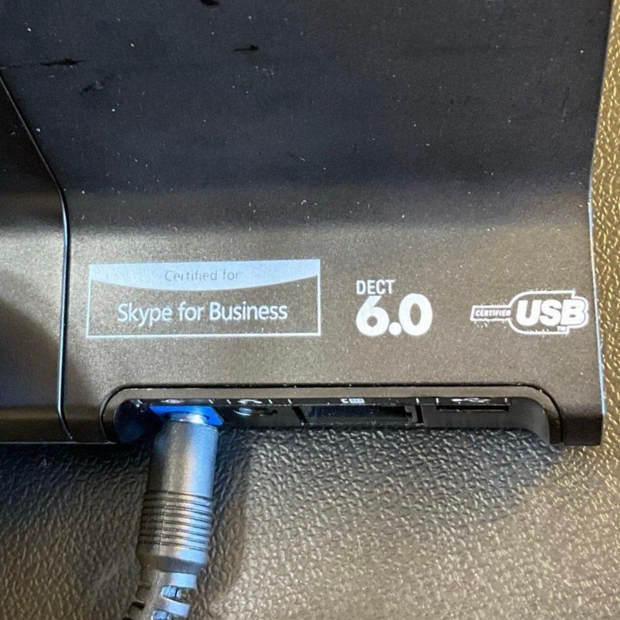 Poly W8200B Wireless DECT Office Headset System w Base & Power Adapter