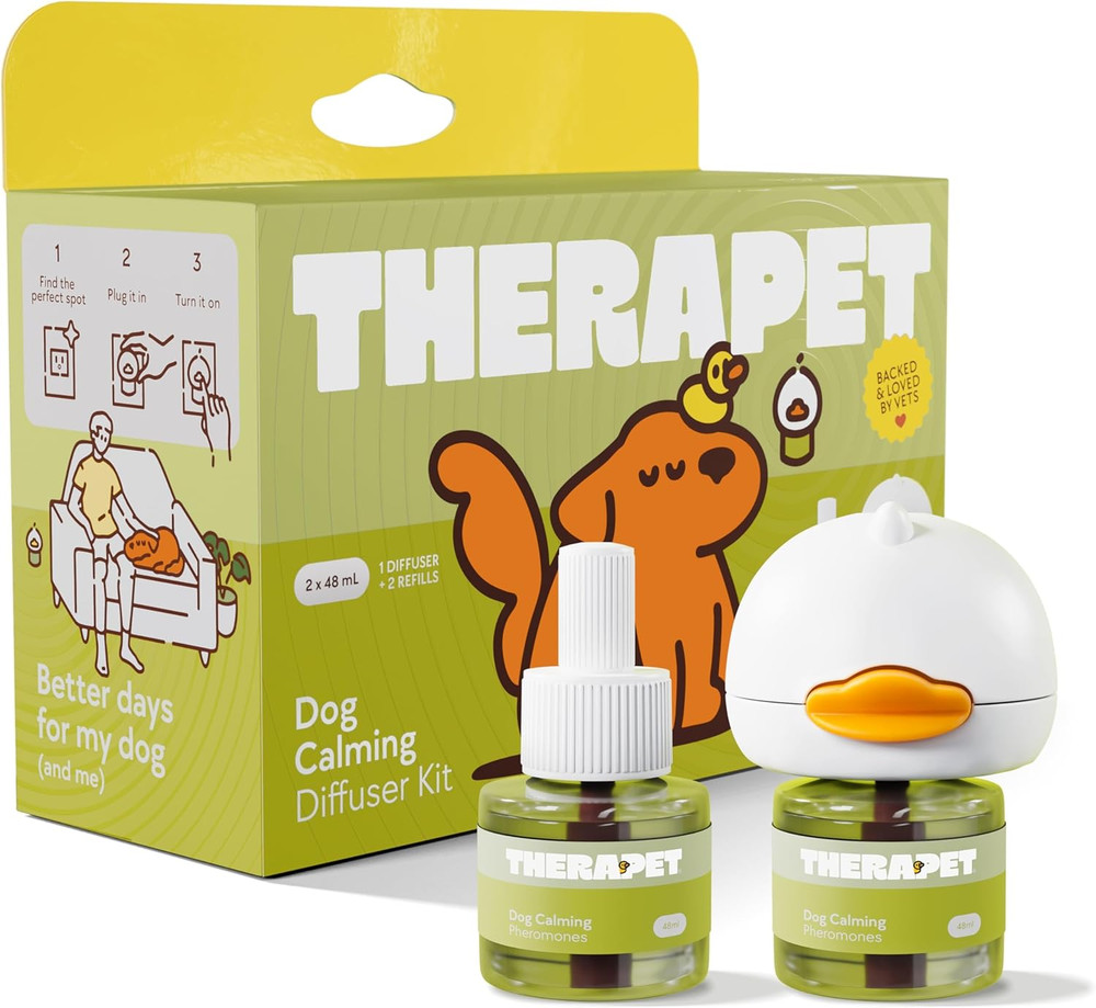 Dog Calming Diffuser - for Stress, Destructive Behavior, Pee Accidents, Separati