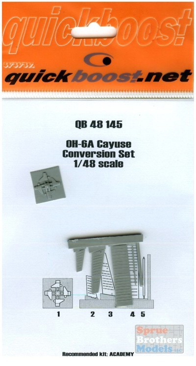 QBT48145 1:48 Quickboost OH-6A Cayuse Conversion Set (ACA kit) #48145