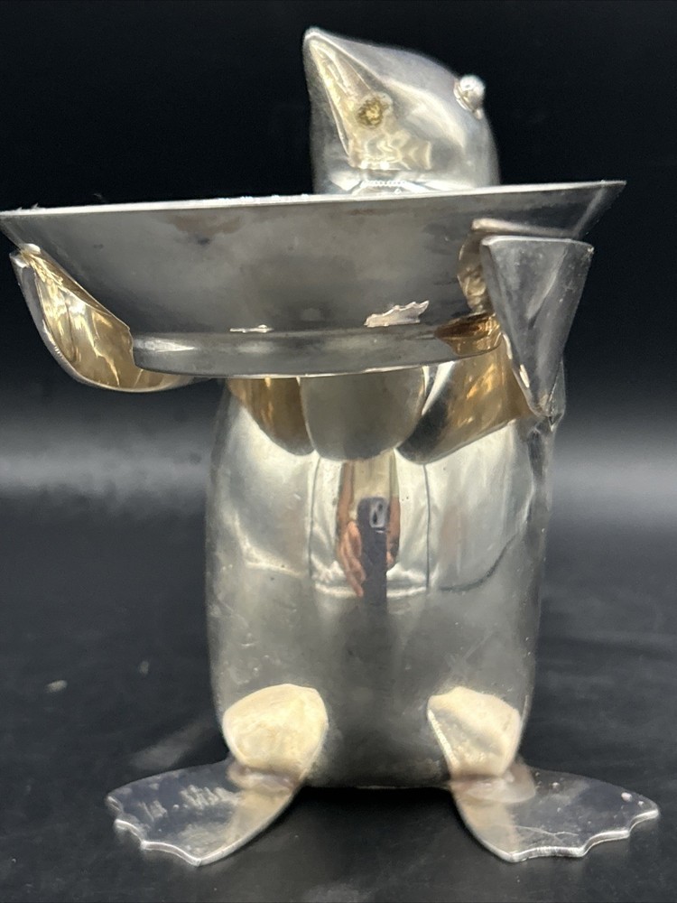6” Penguin Silver Plate. Restoration Hardware India