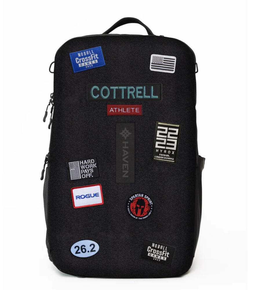 Large Haven Athletic Backpack 37L capacity - Hook and loop outside for patches