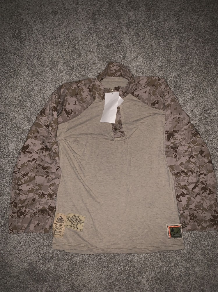 USMC Desert Frog Shirt, AUTHENTIC, Large Regular New