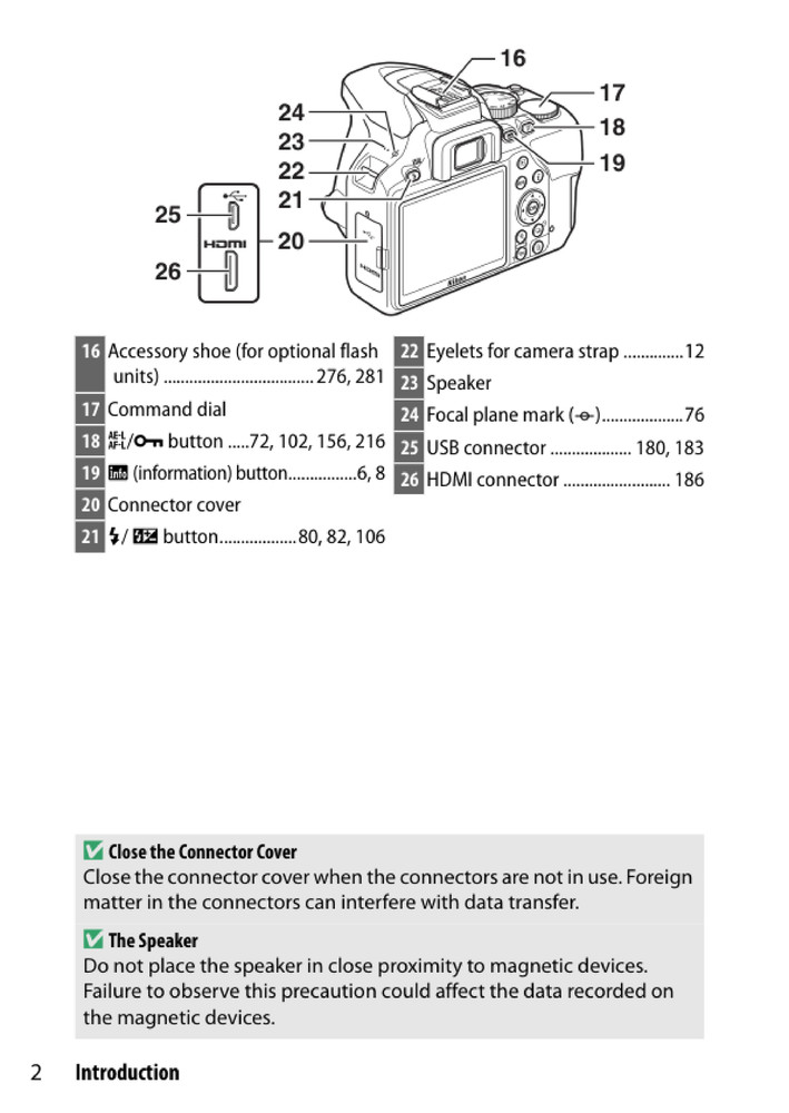 Nikon D3500 — User Reference Manual Guide — 1/2 Size, 5.5" x 8.5" Small Compact