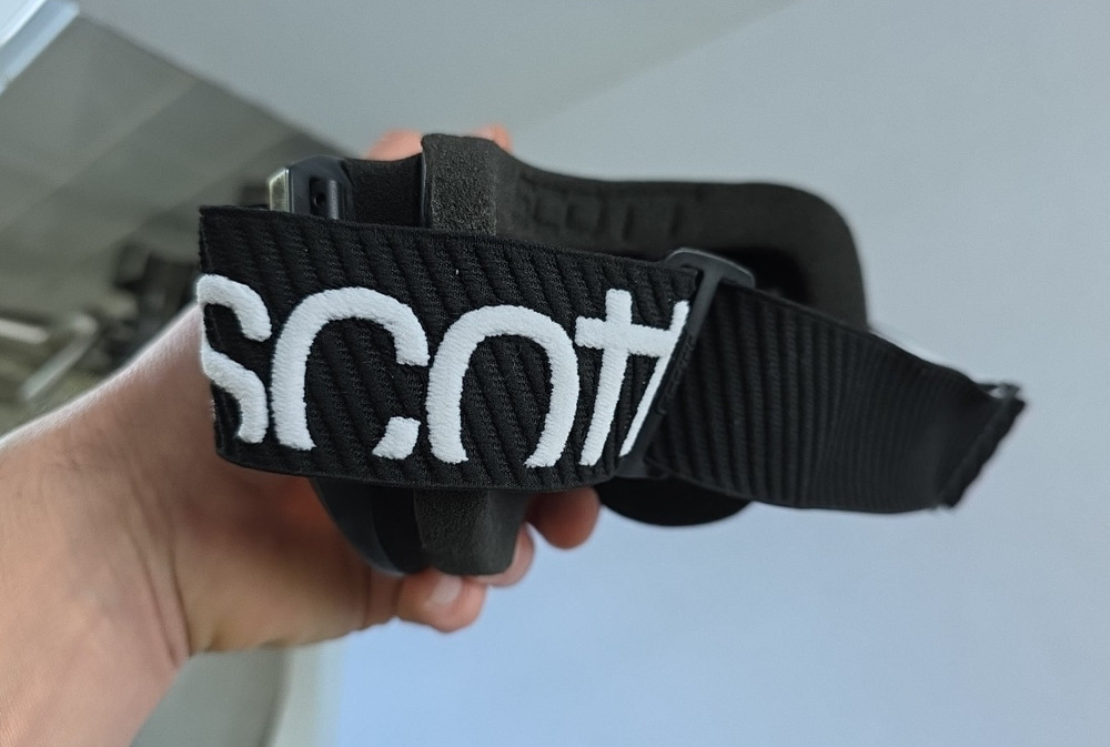 Scott Goggles Black Adjustable Strap