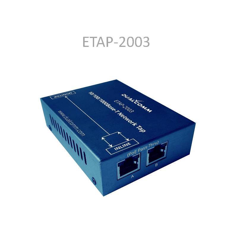 DUALCOMM ETAP-2003 USB Powered Gigabit Network TAP
