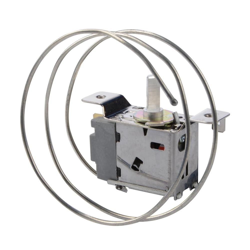 RUIAN Mini Fridge Thermostat, 2 Pin Freezer Thermostat silver