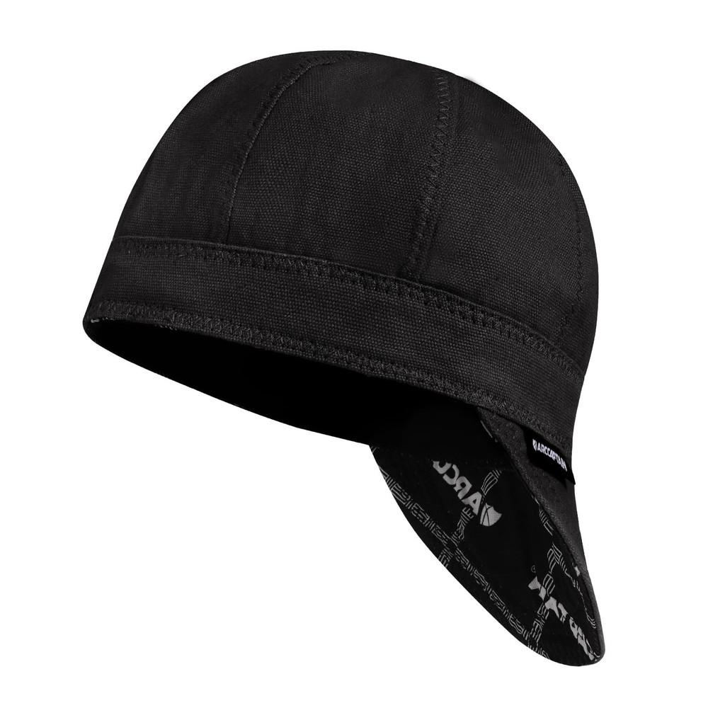 Reversible 8 Panel Welding Cap - Fireproof Cotton Protective Headgear for Men &