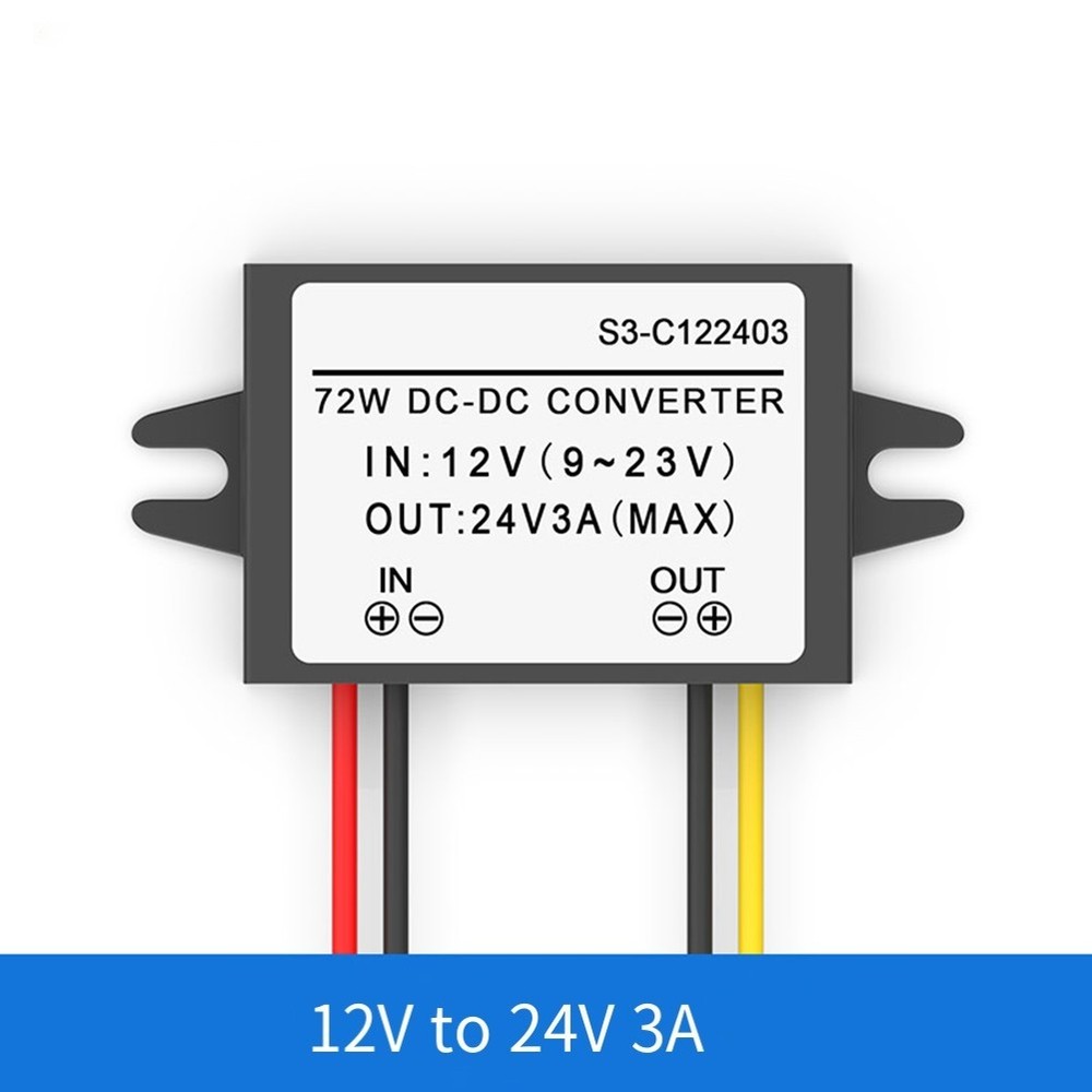 Efficient Step Up DC Converter from 12 Volt to 24 Volt with Smart Chip