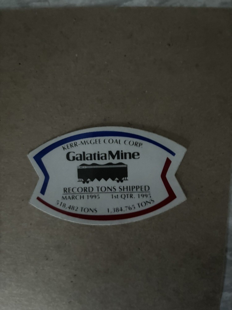 Coal mining stickers, nice older coal company