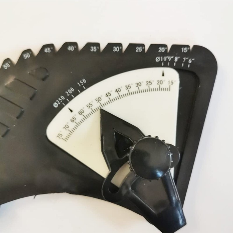 Easy Angle Gauge 15-75° Sharpening Aid Sharpening Water-cooled Mill