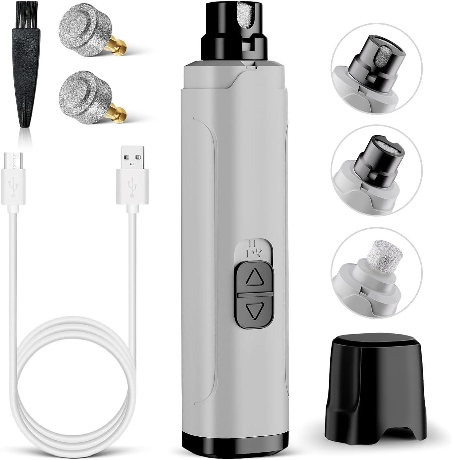 Upgraded Silent Groom Pro Nail Grinder Heusom Silent Grind Pro for Dogs Nail NEW