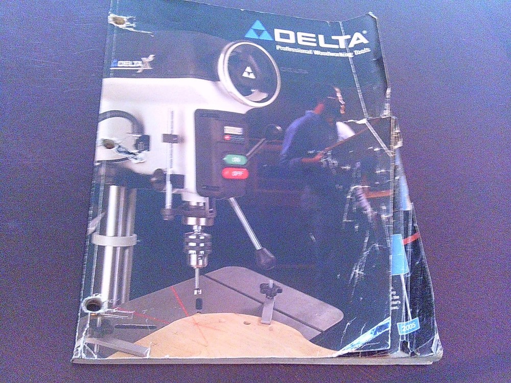 Delta Woodworking Machinery Catalog From 2005 or 2006