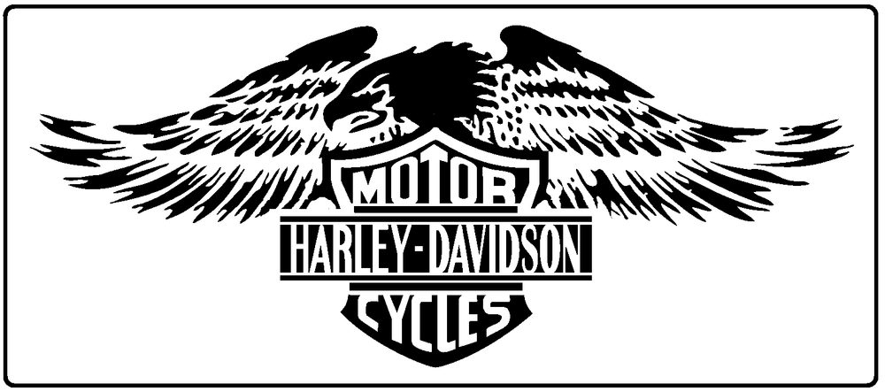 Harley Davidson Logo eagle Stencil Template Airbrush Paint # 533