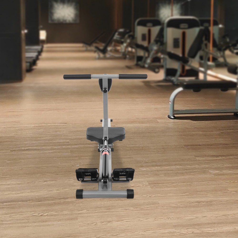 Adjustable Home Rowing Machine Foldable Rowing Exercise Machine w/ LED Display