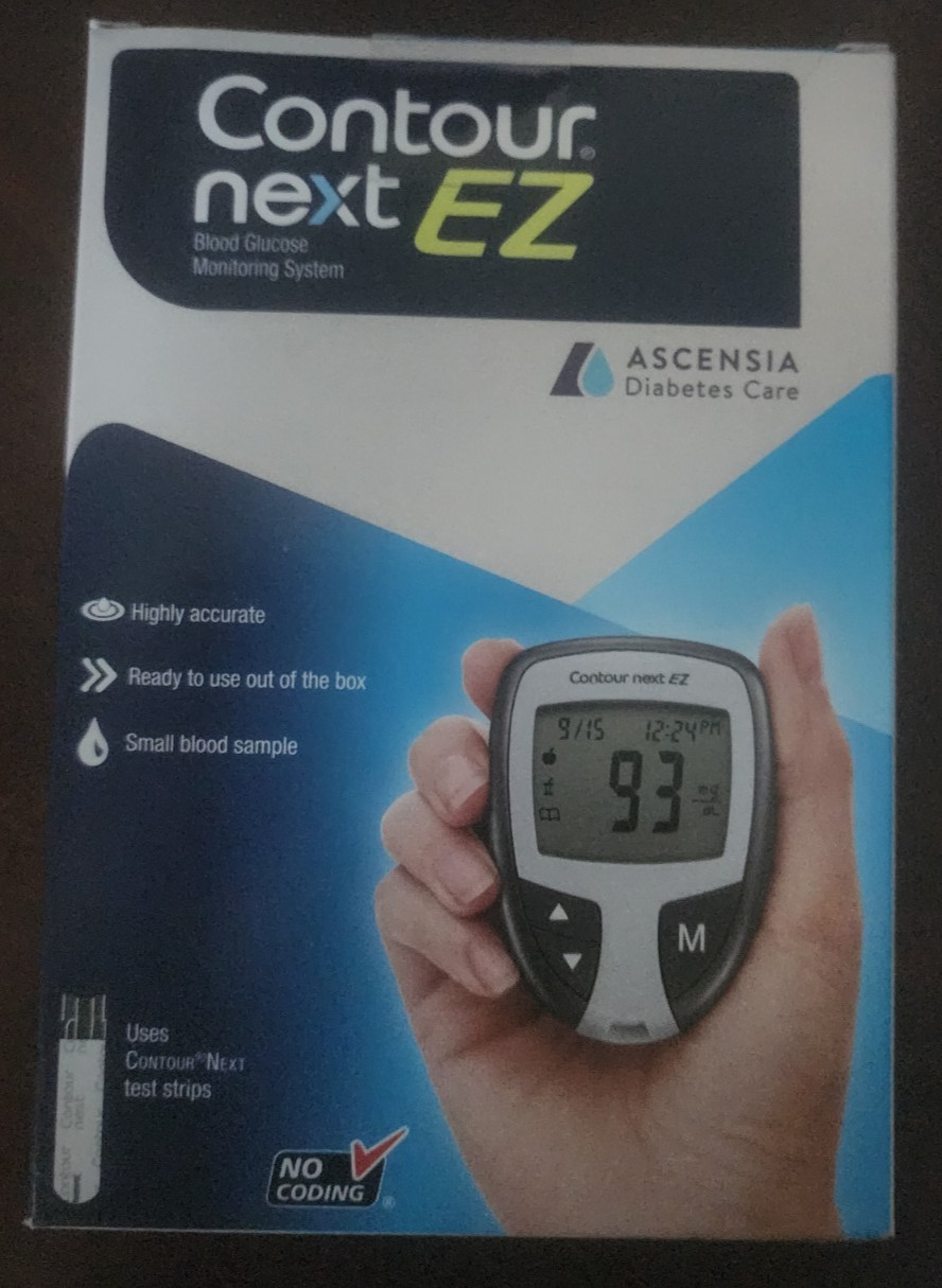 Bayer Contour Next Ez Blood Glucose Monitoring Kit New